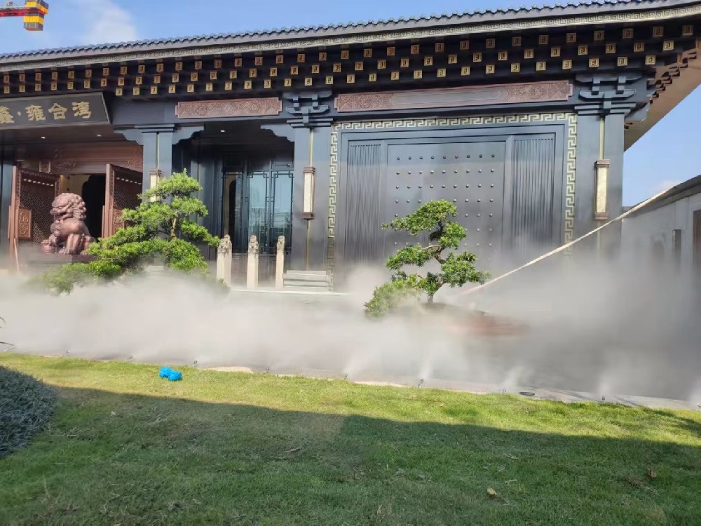 重庆丰都区冷雾造景喷雾项目